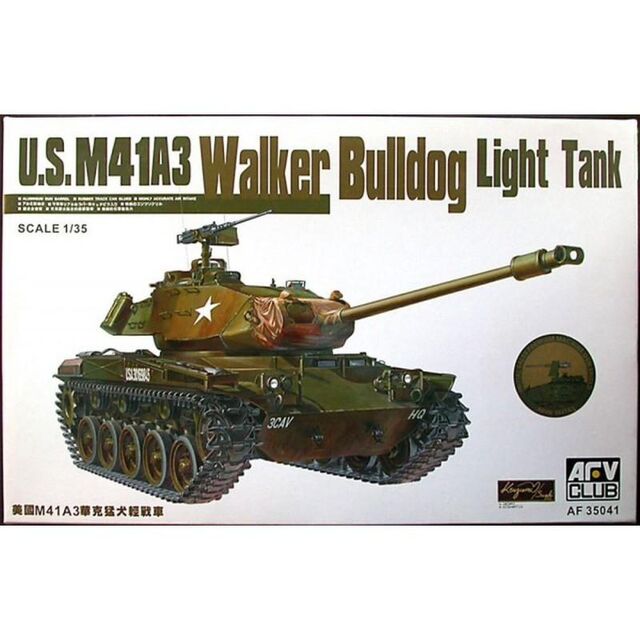 AF35041, U.S. M41A3 Light Tank Walker Bulldog, 1/35, AFV Club.