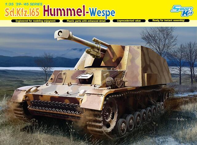 6535, Sd.Kfz.165 Hummel-Wespe, 1/35, Dragon