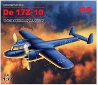72303, Do 17Z-10  WWII Coman Night Fighter, 1/72, Icm.