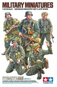 35382, Military Miniatures German Infantry Set (Late WWII), 1/35, Tamiya.