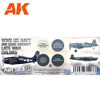 AK11730, 3G Special Set, WWII US Navy and USMC Aircraft Late War Colors, AK Interactive.