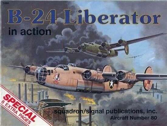 1080, B-24 Liberator in Action, Squadro Signal Publications. 