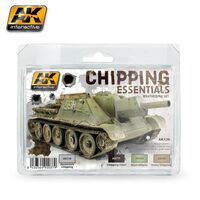 AK138, Chipping Essentials, Weathering Set, AK Interactive.