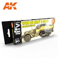 AK11668, WWII US Army & USMC Camouflage Colors, AK Interactive.