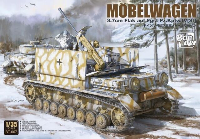 007, Mobelwagen 3.7 Flak auf Fgst Pz.Kpfw.IV (Sf), 1/35, Border.