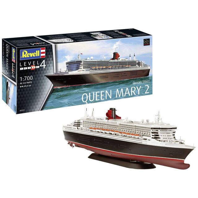 05231, Queen Mary 2 Ocean Liner, 1/700, Revell.