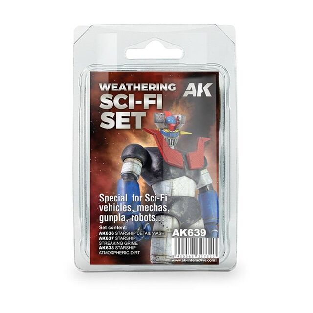 639, Weathering SCI-FI Set, Ak Interacitve. 
