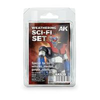 639, Weathering SCI-FI Set, Ak Interacitve. 