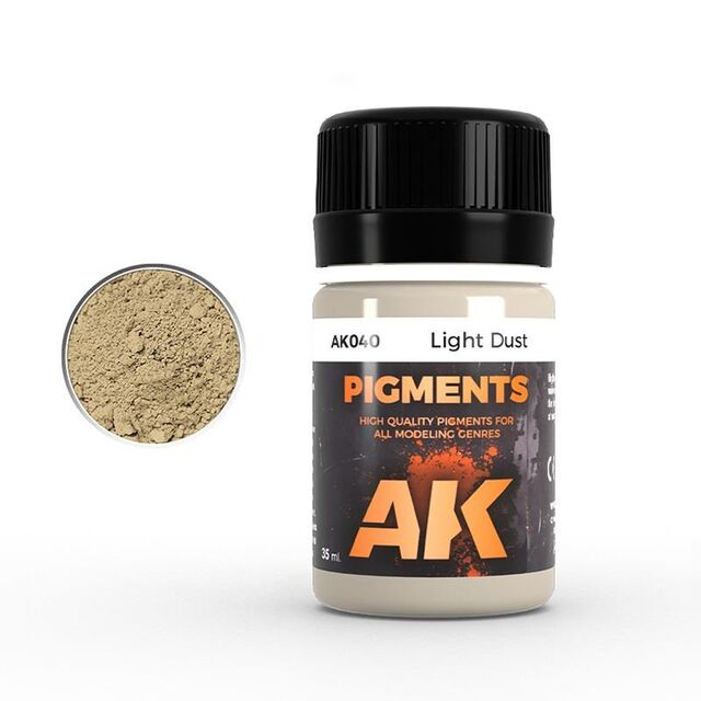 040, Pigment Light Dust 36ml, Ak Interactive.