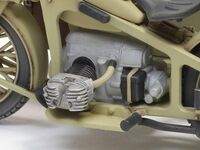 35384, KS600 Motorcycle & Side Car, 1/35, Tamiya.