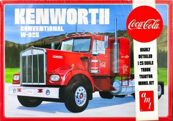 1286, Kenworth Conventional W-925 Coca Cola, 1/25, Amt.