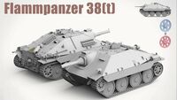 2180, Flammpanzer 38 (t) ,1/35, Takom.