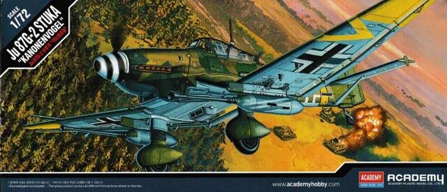 12404, Ju 87G-2 Stuka "Kanonenvogel", 1/72, Academy.