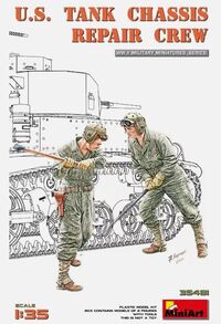 35481, U.S. Tank Chassis Repair Crew, 1/35, MiniArt.