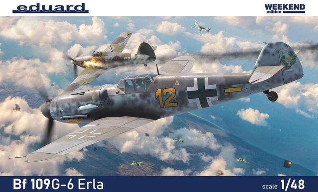 84201, Bf 109G-6 Erla, 1/48, Eduard.