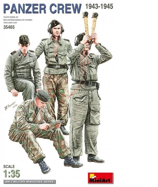 35465, Panzer Crew 1943-1945, 1/35, MiniArt.