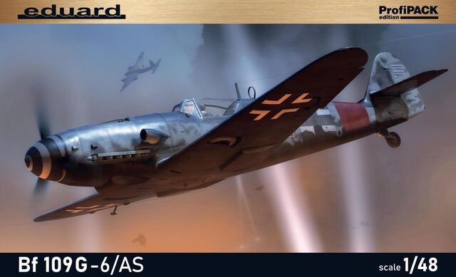 82163, Bf 109G-6/AS, 1/48, Eduard