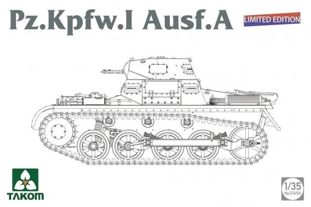 2145A, Pz.Kpfw.I Ausf.A, 1/35, Takom.