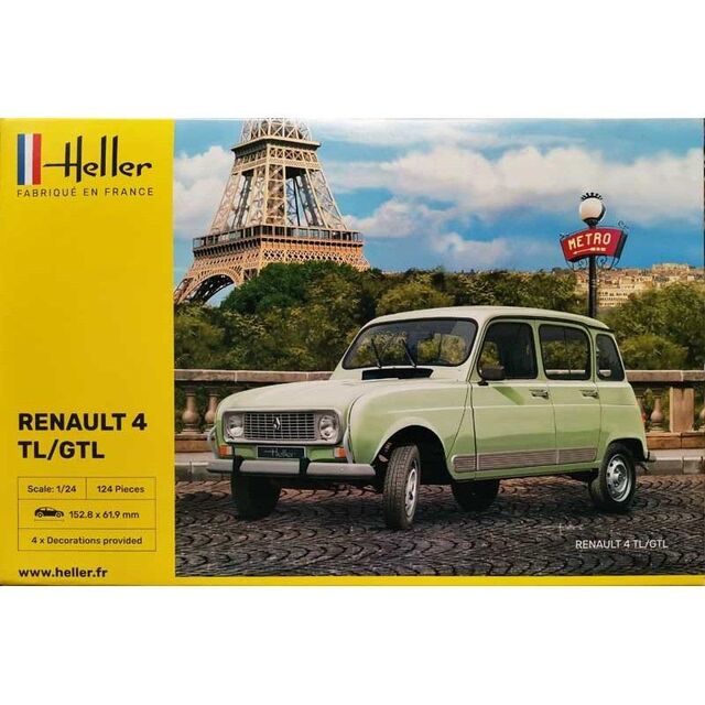 80759, Renault 4 TL/GTL, 1/24, Heller.