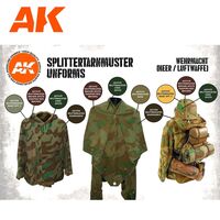 11624, Wehrmacht (Her/Luftwaffe) Splittertarnuster Uniforms, Ak Interactive. 