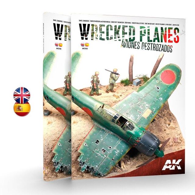 AK 918, Wrecked Planes, Aviones Destrozados, AK Interactive