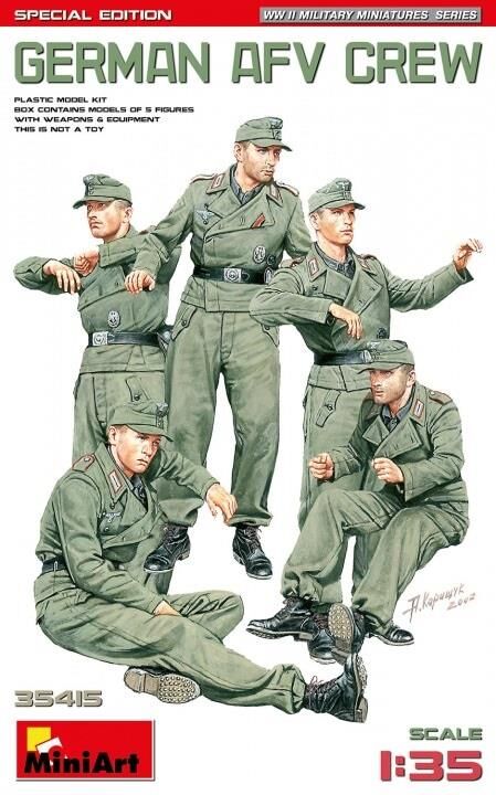 35415, German Crew AFV, 1/35, MiniArt.