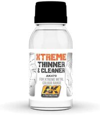 470, Thinner y Limpiador para Xtreme Metal 100ml, Ak Interactive.