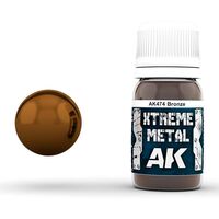 474, Bronze Xtreme Metal 30ml, AK Interactive. 