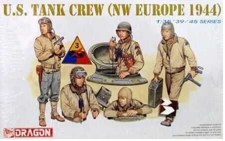 6054, U.S. Tank Crew (NW Europe 1944), 1/35, Dragon,