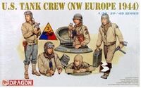 6054, U.S. Tank Crew (NW Europe 1944), 1/35, Dragon,