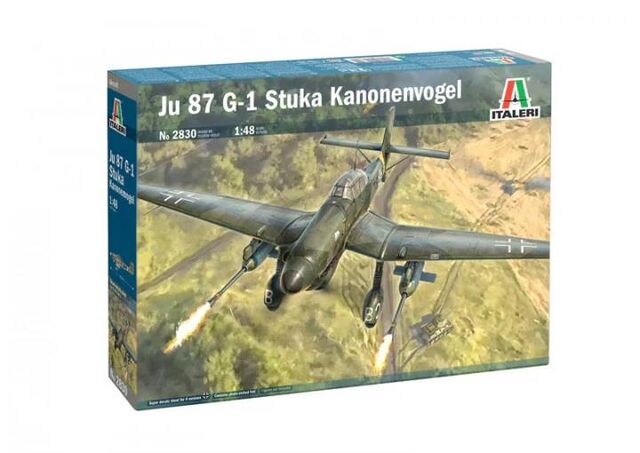 2830, Ju 87 G-1 Stuka Kanonenvogel, 1/48, Italeri.