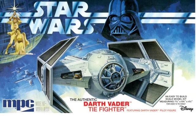 952, Star wars Darth Vader's TIE Fighter, 1/32, MPC.