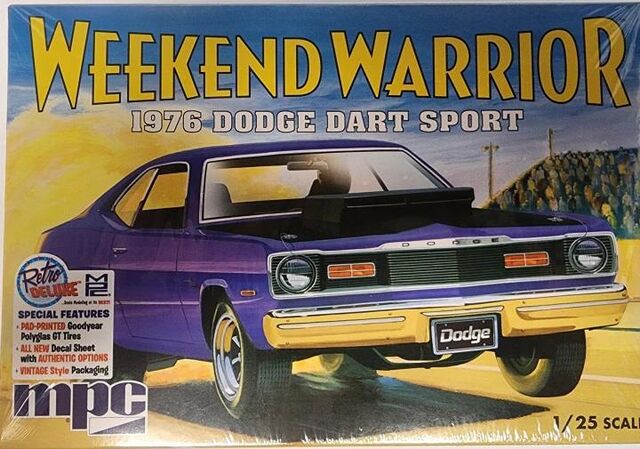 1019, Weekend Warrior 1976 Dodge Dart Sport, 1/25, Mpc.