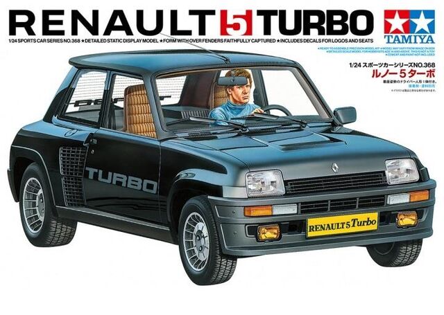 24368, Renault 5 Turbo, 1/24, Tamiya.