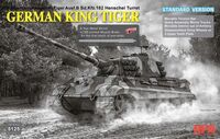5125, German King Tiger Standar Version, 1/35, Ryefield Model.