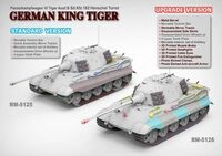 5125, German King Tiger Standar Version, 1/35, Ryefield Model.