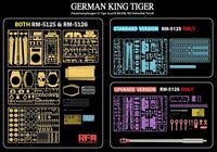 5125, German King Tiger Standar Version, 1/35, Ryefield Model.