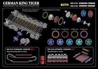 5125, German King Tiger Standar Version, 1/35, Ryefield Model.