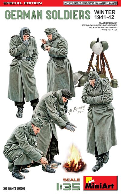 35428, German Soldiers Winter 1941-42, 1/35, MiniArt.