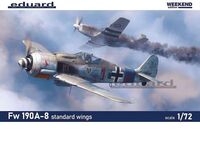 7463,Fw 190A-8 standar wings, 1/72, Eduard.