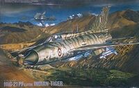 27023, Mig 21 PF Later Indian Tiger, 1/72, Fujimi.