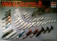 36002,  Aircraft Weapons: B, 1/48, Hasegawa.