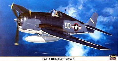 09547, F6F-3 Hellcat 'CVG-5', 1/48, Hasegawa.