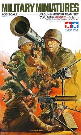 35086, U.S. Gun Mortar Team Set, 1/35, Tamiya.