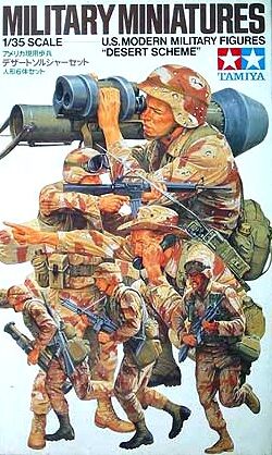 35153, U.S. Modern Military Figures, Desert Scheme, 1/35, Tamiya