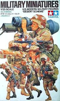 35153, U.S. Modern Military Figures, Desert Scheme, 1/35, Tamiya