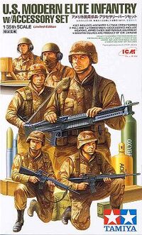 89772, U.S. Modern Elite Infantry w/Accessory Set, 1/35 Tamiya.