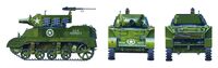 35312, US Howitzer Motor Carriage M8 - "Awaiting Orders", 1/35, Tamiya.