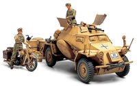 35286 SdKfz.222 & DKW motorcycle Afrika-Korps, 1/35, Tamiya