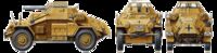 35286 SdKfz.222 & DKW motorcycle Afrika-Korps, 1/35, Tamiya